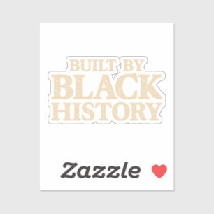 Adesivo Construído por Black History African American Blac