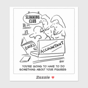 Adesivo Contador no Clube de Amortecimento. Engraçado