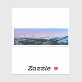 Adesivo Continental Divide Custom-Cut Vinyl Sticker