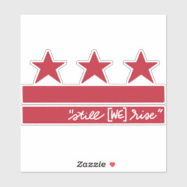 Adesivo Continua a erguer-se, DC!