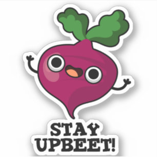 Adesivo Continue Engraçado, Veggie Beet Pun