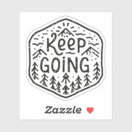 Adesivo Continue indo