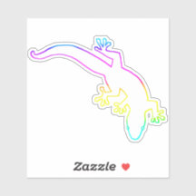 Contorno de várias cores do GECKO