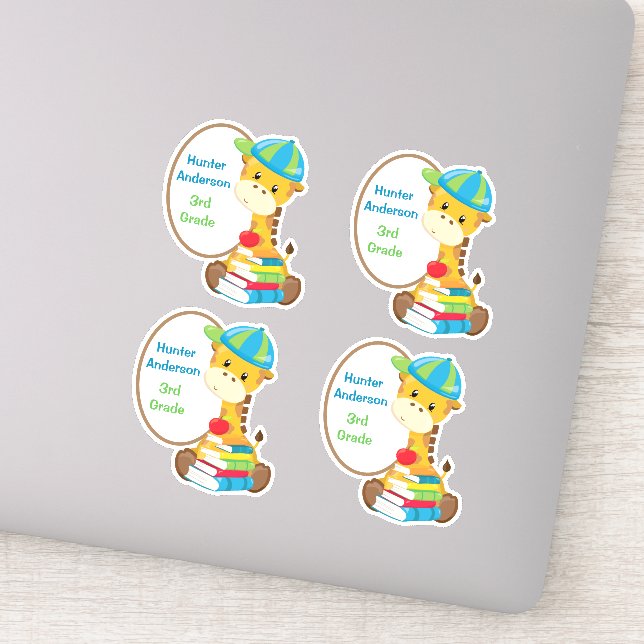 Adesivo Contorno do Livro das Crianças da Girafa Bonita (Detalhe)