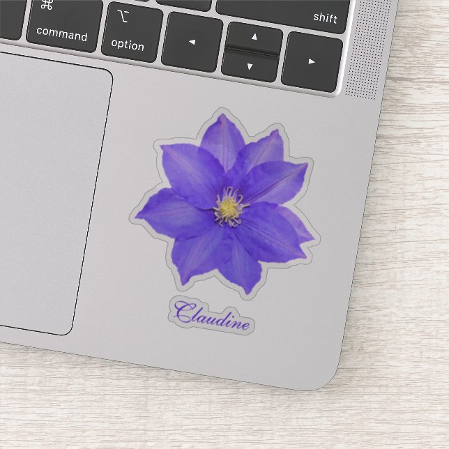 Adesivo Contour Purple Clematis Vinyl Stickers (Detalhe)