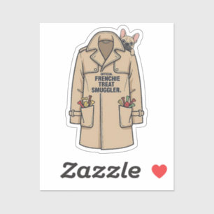 Adesivo Contrabandista Oficial de Guloseimas para Bulldog 