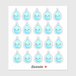 Adesivo Controlador de Água Diário em Cubo