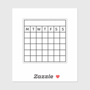 Adesivo Controlador de Hábitos,Diário de Bullet,Calendário