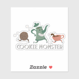 Adesivo Cookie Momster