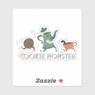 Adesivo Cookie Momster