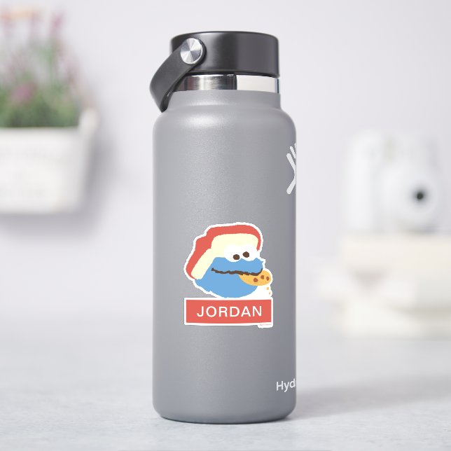 Adesivo Cookie Monster Camp Cookies | Adicione seu nome (HidroFlask)