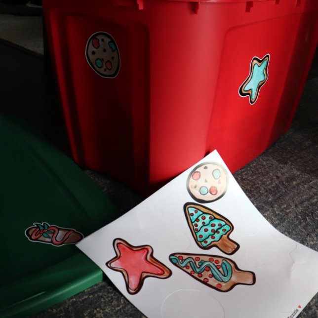 Adesivo Cookies de Natal (Criador carregado)