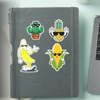 Adesivo Cool Food Sticker Pack Funny Vinyl Stickers