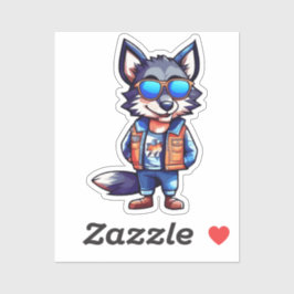 Adesivo cool wolf