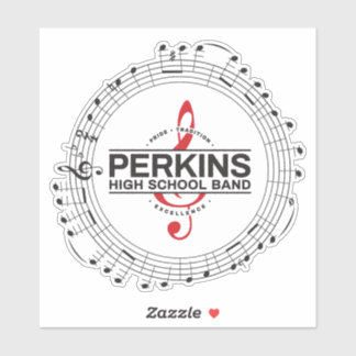 Adesivo Copo de Notas Musicais