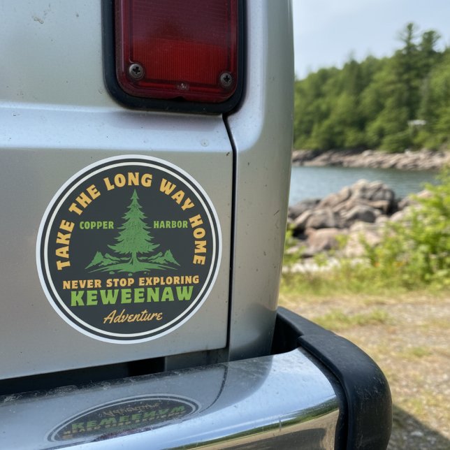 Adesivo Copper Harbor Keweenaw Michigan Adventure (Copper Harbor Keweenaw Michigan Adventure Sticker)
