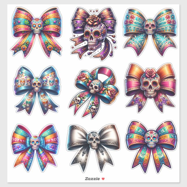 Adesivo Coquette Custom-Cut Vinyl Sticker (Folha)