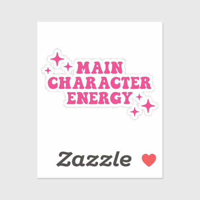 Adesivo Cor de energia principal rosa (Folha)