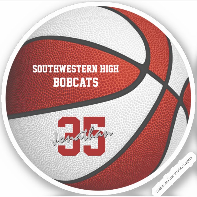 Adesivo Cor do time de meninos brancos (Frente)