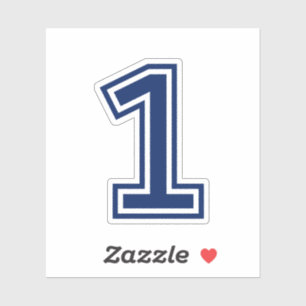 Adesivo Cor feita sob encomenda número um 1 pia batismal