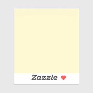 Adesivo Cor Sólido Amarelo-Manteiga