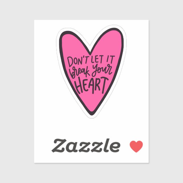 Adesivo coração (Folha)