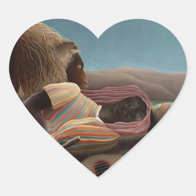 ADESIVO CORAÇÃO 眠るジプシー女 (Frente)