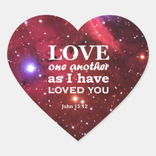 Adesivo Coração 15:12 de John