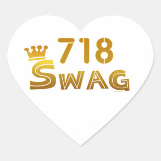Adesivo Coração 718 New York Swag