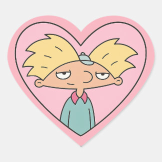 Adesivo Coração 90s Crush Heart Locket — Cute Retro Boy Sticker