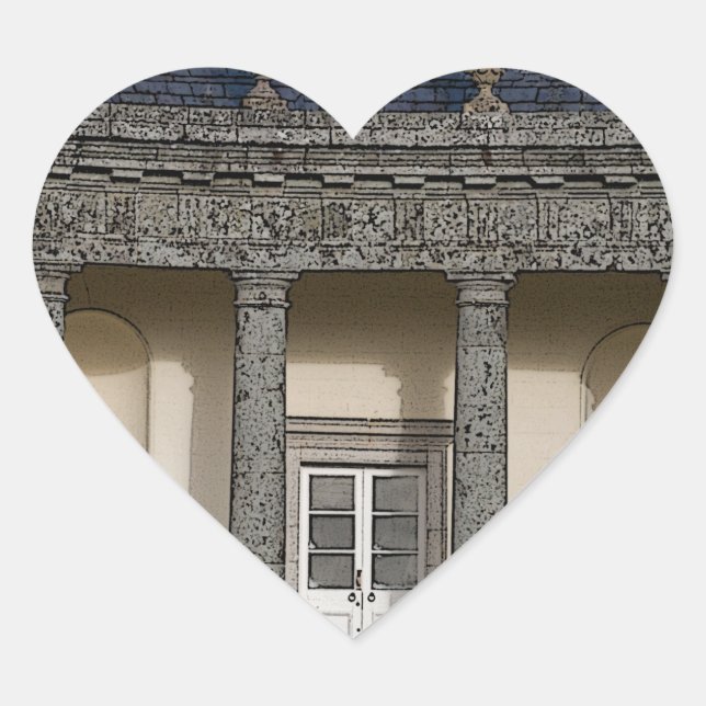 Adesivo Coração A Grande Casa (Frente)