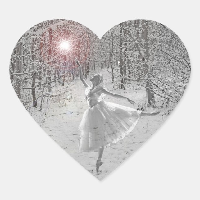 Adesivo Coração A Rainha da Neve (Frente)