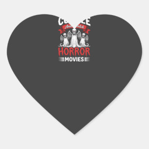 Adesivo Coração Aconchegar e Assistir Filmes de Terror Esqueleto H