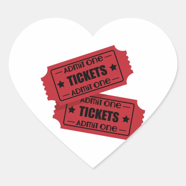 Adesivo Coração Admitir um (Frente)