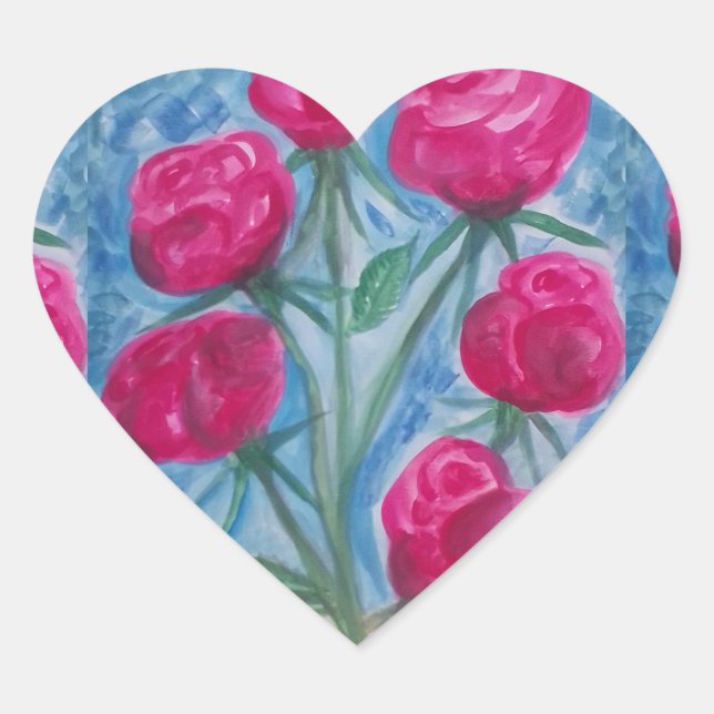 ADESIVO CORAÇÃO ADORA OS CORAÇÃO PELA ARTISTA PAULA REILLY. (Frente)