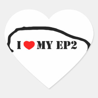 Adesivo Coração Adoro o meu EP2