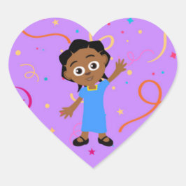 Adesivo Coração Akili Sticker