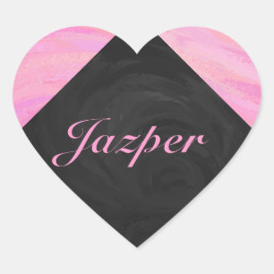 Adesivo Coração Algodão doce