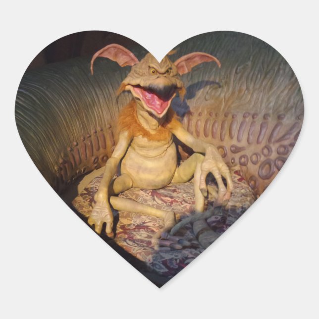 Adesivo Coração Alienígena do Coração (Frente)