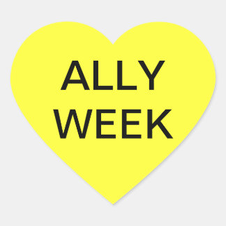 ADESIVO CORAÇÃO ALLY WEEK