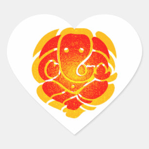 ADESIVO CORAÇÃO ALMA DE GANESH BONITA