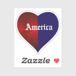 ADESIVO CORAÇÃO AMERICANA