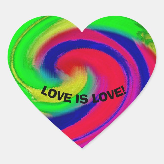 Adesivo Coração Amor (Frente)