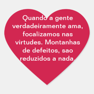 Adesivo Coração Amor