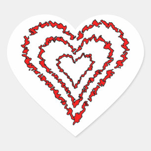 Adesivo Coração Amor Coração