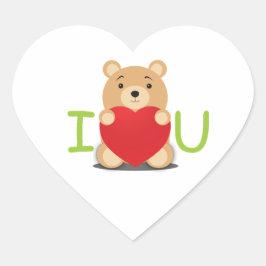 Adesivo Coração Amor Coração