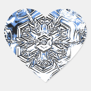 Adesivo Coração Amor Crystalized