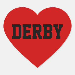 Adesivo Coração Amor de Derby