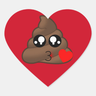 Adesivo Coração Amor Emoji do coração do tombadilho