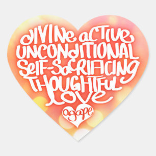 Adesivo Coração Amor pboquiaberto